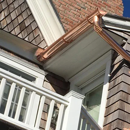 copper gutter installation Hicksville ny